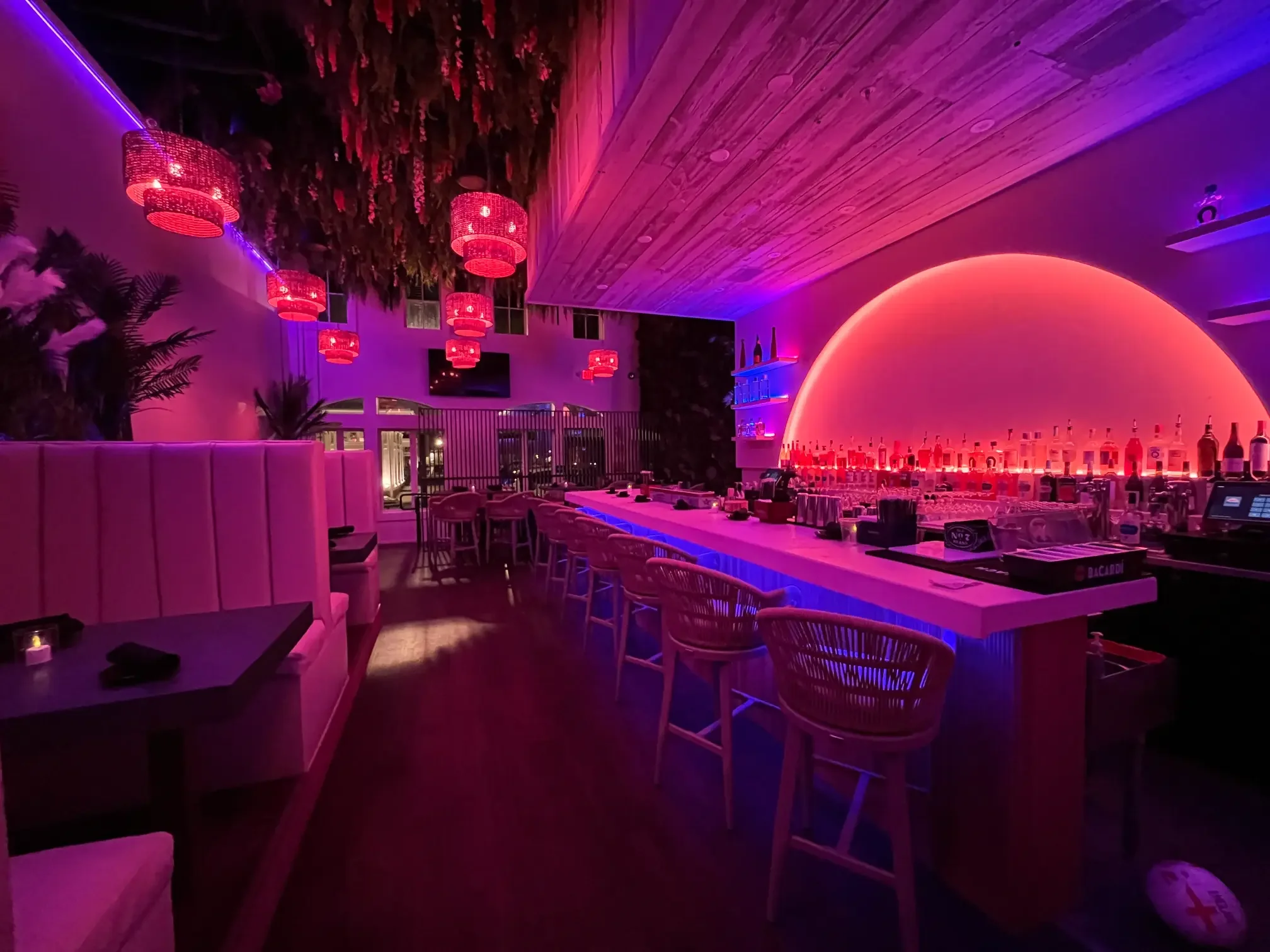 Interior of Sunset Alpharetta restaurant